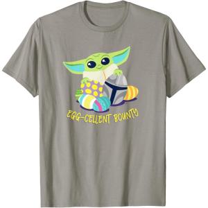 image:imageStar Wars The Mandalorian Grogu Easter Egg Cellent Bounty TShirtSlate Grey