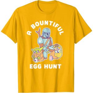image:imageStar Wars The Mandalorian amp Grogu Bountiful Easter Egg Hunt TShirtGolden Yellow