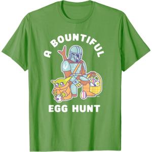 image:imageStar Wars The Mandalorian amp Grogu Bountiful Easter Egg Hunt TShirtGrass Green