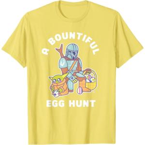 image:imageStar Wars The Mandalorian amp Grogu Bountiful Easter Egg Hunt TShirtLemon Yellow