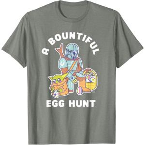 image:imageStar Wars The Mandalorian amp Grogu Bountiful Easter Egg Hunt TShirtOlive Heather