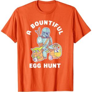 image:imageStar Wars The Mandalorian amp Grogu Bountiful Easter Egg Hunt TShirtOrange