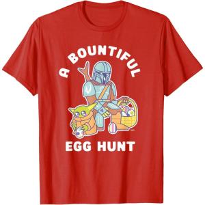 image:imageStar Wars The Mandalorian amp Grogu Bountiful Easter Egg Hunt TShirtRed