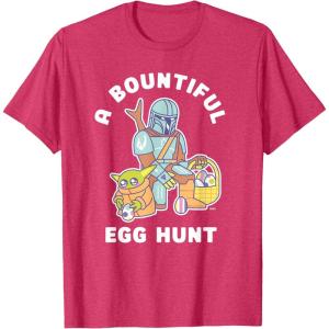 image:imageStar Wars The Mandalorian amp Grogu Bountiful Easter Egg Hunt TShirtRed Heather