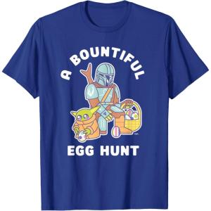 image:imageStar Wars The Mandalorian amp Grogu Bountiful Easter Egg Hunt TShirtRoyal Blue