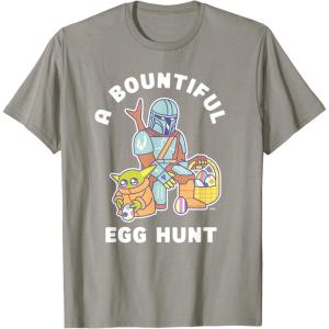 image:imageStar Wars The Mandalorian amp Grogu Bountiful Easter Egg Hunt TShirtSlate Grey