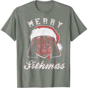 image:imageStar Wars Vader Christmas Merry Sithmas Candy Cane Script TShirtOlive Heather