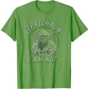 image:imageStar Wars Yoda St Patricks Day Leprechaun I Am Not TShirtGrass Green