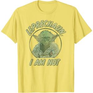 image:imageStar Wars Yoda St Patricks Day Leprechaun I Am Not TShirtLemon Yellow
