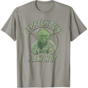 image:imageStar Wars Yoda St Patricks Day Leprechaun I Am Not TShirtSlate Grey