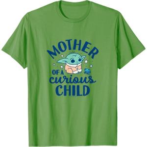 image:imageThe Mandalorian  Grogu  Mother of a Curious Child TShirtGrass Green