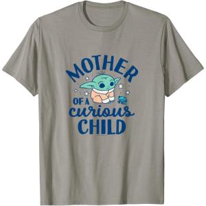 image:imageThe Mandalorian  Grogu  Mother of a Curious Child TShirtSlate Grey
