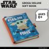 image:imageKids Preferred Star Wars THE Mandalorian Grogu Deluxe Soft Book  with Crinkle Pages Teether OntheGo Clip Sensory Textures Ages 0