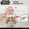 image:imageKids Preferred Star Wars The Mandalorian Grogu On The Go Sensory Toy  with Teether Crinkle Sounds Tactile Ribbons On The Go Strap for Ages 0 yrs