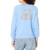 image:imageSTAR WARS Womens The Mandelorian Ladies Grogu Front amp Back Graphic SweatshirtLight Blue