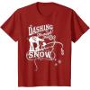 image:imageStar Wars ATAT ATST Dashing Through Snow Christmas TShirt TShirtCranberry Red