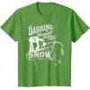 image:imageStar Wars ATAT ATST Dashing Through Snow Christmas TShirt TShirtGrass Green