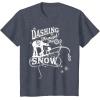 image:imageStar Wars ATAT ATST Dashing Through Snow Christmas TShirt TShirtHeather Blue