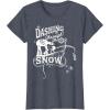 image:imageStar Wars ATAT ATST Dashing Through Snow Christmas TShirt TShirtHeather Blue