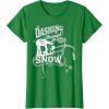 image:imageStar Wars ATAT ATST Dashing Through Snow Christmas TShirt TShirtKelly Green