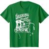 image:imageStar Wars ATAT ATST Dashing Through Snow Christmas TShirt TShirtKelly Green