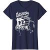 image:imageStar Wars ATAT ATST Dashing Through Snow Christmas TShirt TShirtNavy Blue
