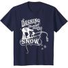 image:imageStar Wars ATAT ATST Dashing Through Snow Christmas TShirt TShirtNavy Blue