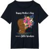 image:imageStar Wars Classic Mothers Day Flowers From Little Wookie TShirtBlack