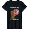 image:imageStar Wars Classic Mothers Day Flowers From Little Wookie TShirtBlack
