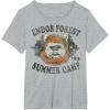 image:imageStar Wars Endor Summer Camp 83 Head Shot Portrait TShirtHeather Grey