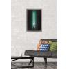 image:imageStar Wars Original Trilogy  Green Lightsaber Wall Poster 34L x 224W Premium Unframed VersionBarnwood Framed Version