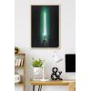 image:imageStar Wars Original Trilogy  Green Lightsaber Wall Poster 34L x 224W Premium Unframed VersionBlonde Framed Version