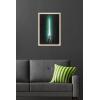 image:imageStar Wars Original Trilogy  Green Lightsaber Wall Poster 34L x 224W Premium Unframed VersionBlonde Framed Version
