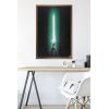 image:imageStar Wars Original Trilogy  Green Lightsaber Wall Poster 34L x 224W Premium Unframed VersionBronze Framed Version