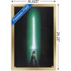 image:imageStar Wars Original Trilogy  Green Lightsaber Wall Poster 34L x 224W Premium Unframed VersionGold Framed Version