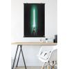 image:imageStar Wars Original Trilogy  Green Lightsaber Wall Poster 34L x 224W Premium Unframed VersionPremium Poster  Clip Bundle