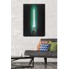 image:imageStar Wars Original Trilogy  Green Lightsaber Wall Poster 34L x 224W Premium Unframed VersionPremium Poster  Mount Bundle