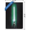 image:imageStar Wars Original Trilogy  Green Lightsaber Wall Poster 34L x 224W Premium Unframed VersionWhite Framed Version