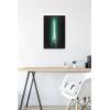 image:imageStar Wars Original Trilogy  Green Lightsaber Wall Poster 34L x 224W Premium Unframed VersionWhite Framed Version