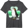 image:imageStar Wars Porg Clover Saint Patricks Day Graphic TShirt TShirtDark Heather Grey