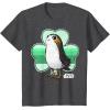 image:imageStar Wars Porg Clover Saint Patricks Day Graphic TShirt TShirtDark Heather Grey