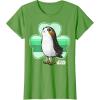 image:imageStar Wars Porg Clover Saint Patricks Day Graphic TShirt TShirtGrass Green