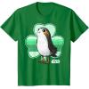 image:imageStar Wars Porg Clover Saint Patricks Day Graphic TShirt TShirtKelly Green