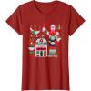 image:imageStar Wars R2D2 and C3PO Nordic Print Christmas Holiday TShirtCranberry Red
