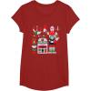 image:imageStar Wars R2D2 and C3PO Nordic Print Christmas Holiday TShirtCranberry Red