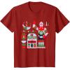 image:imageStar Wars R2D2 and C3PO Nordic Print Christmas Holiday TShirtCranberry Red