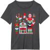 image:imageStar Wars R2D2 and C3PO Nordic Print Christmas Holiday TShirtDark Heather Grey