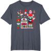 image:imageStar Wars R2D2 and C3PO Nordic Print Christmas Holiday TShirtHeather Blue