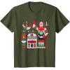 image:imageStar Wars R2D2 and C3PO Nordic Print Christmas Holiday TShirtOlive Green