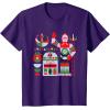 image:imageStar Wars R2D2 and C3PO Nordic Print Christmas Holiday TShirtPurple